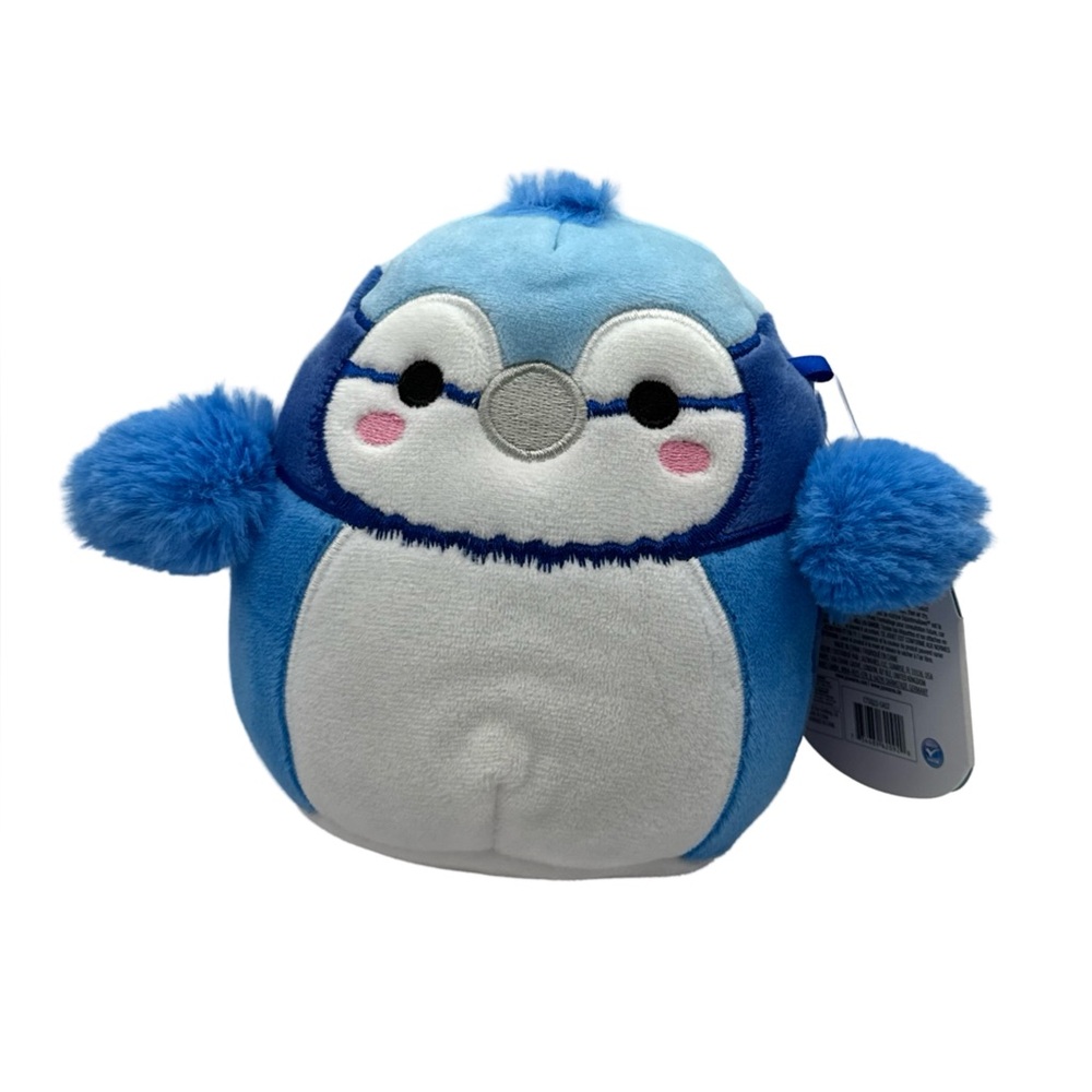 Squishmallow Babs the Blue Jay Plush Toy 5”